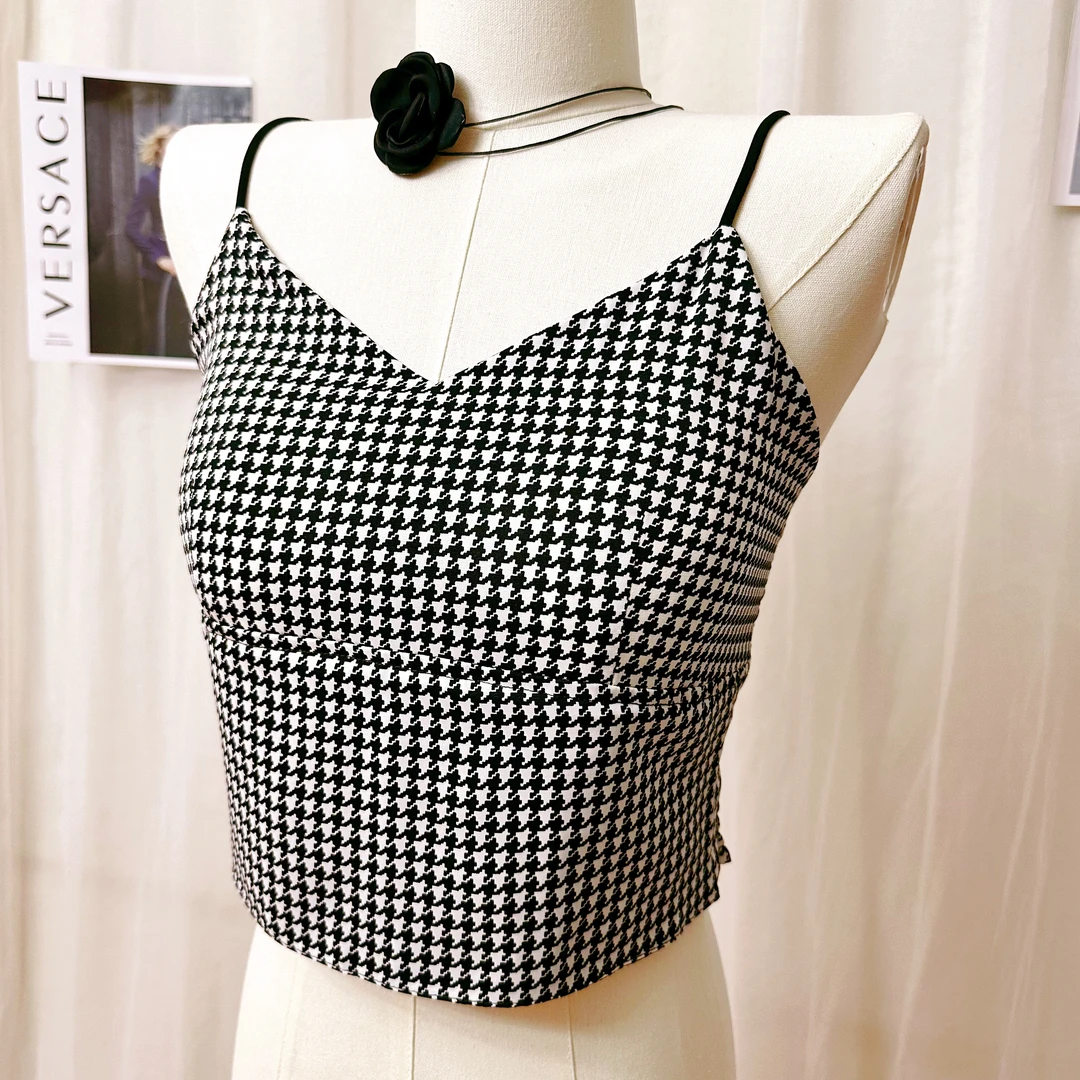 小个子背心女小吊带内搭打底带胸垫美背修身上衣时尚百搭外穿显瘦