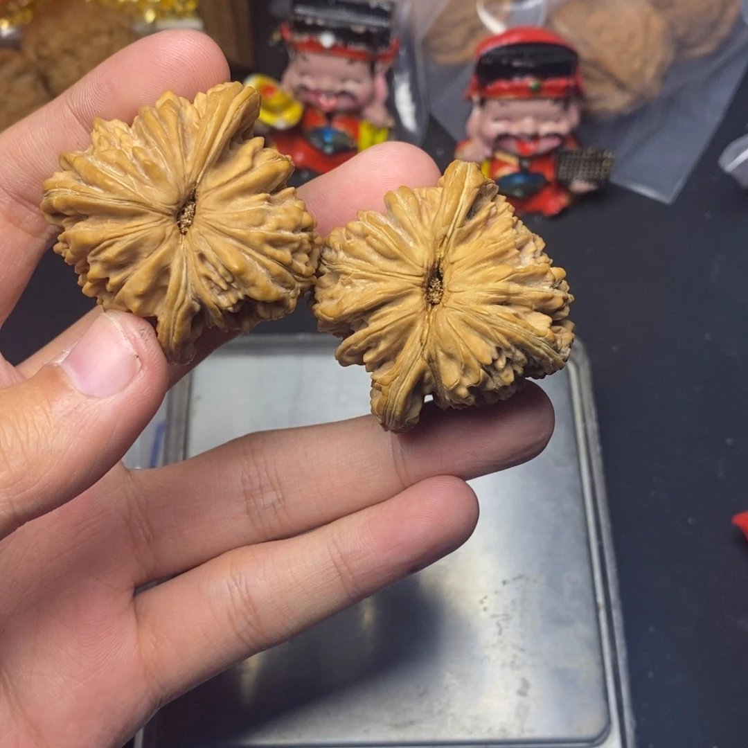 吊坠文玩核桃43三角楼