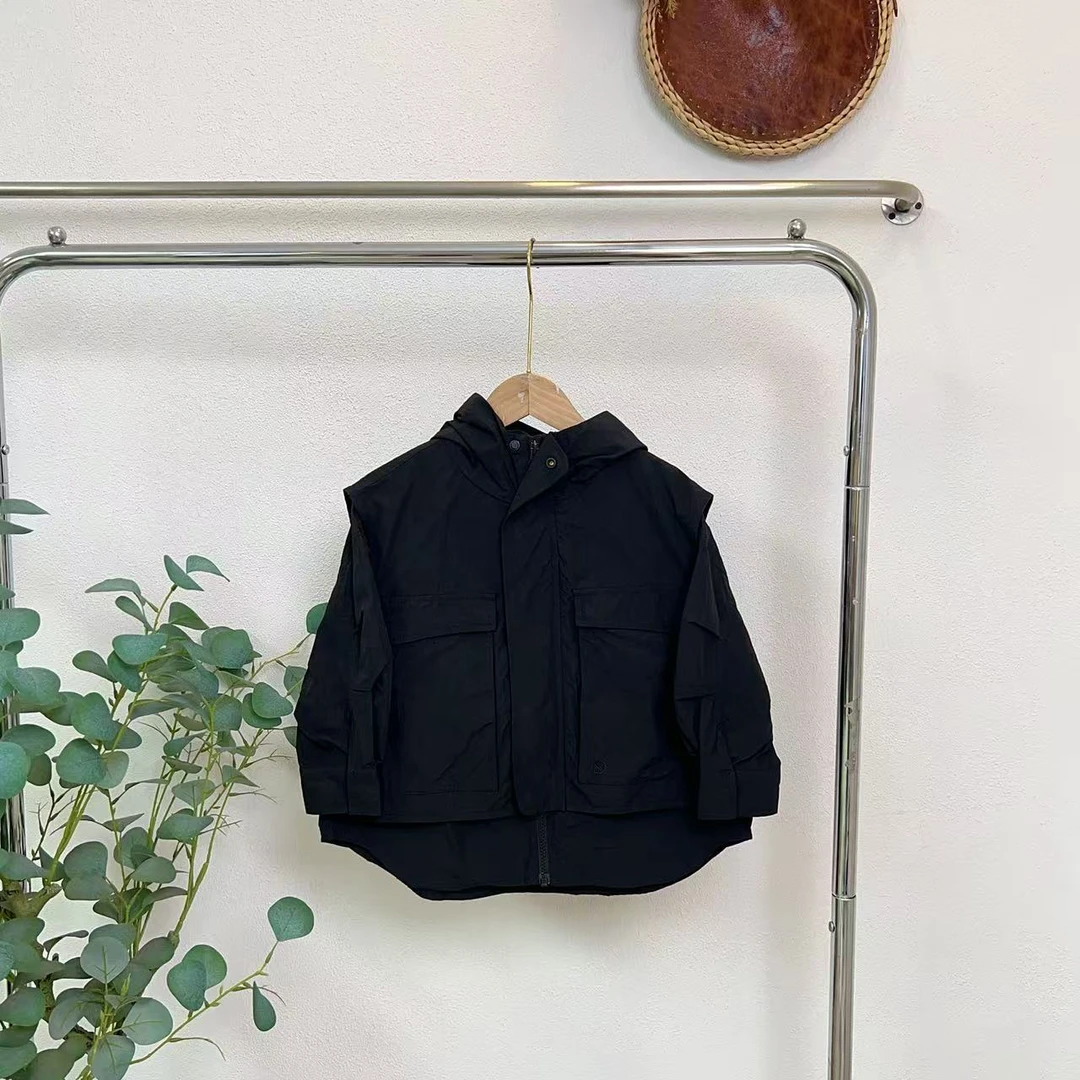 1605帕黑色常规款外套