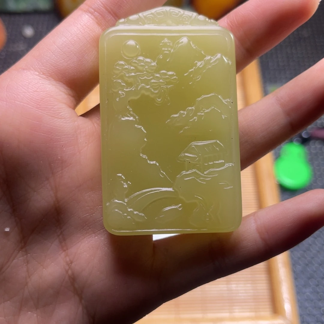 未镶嵌和田玉珠宝半成品