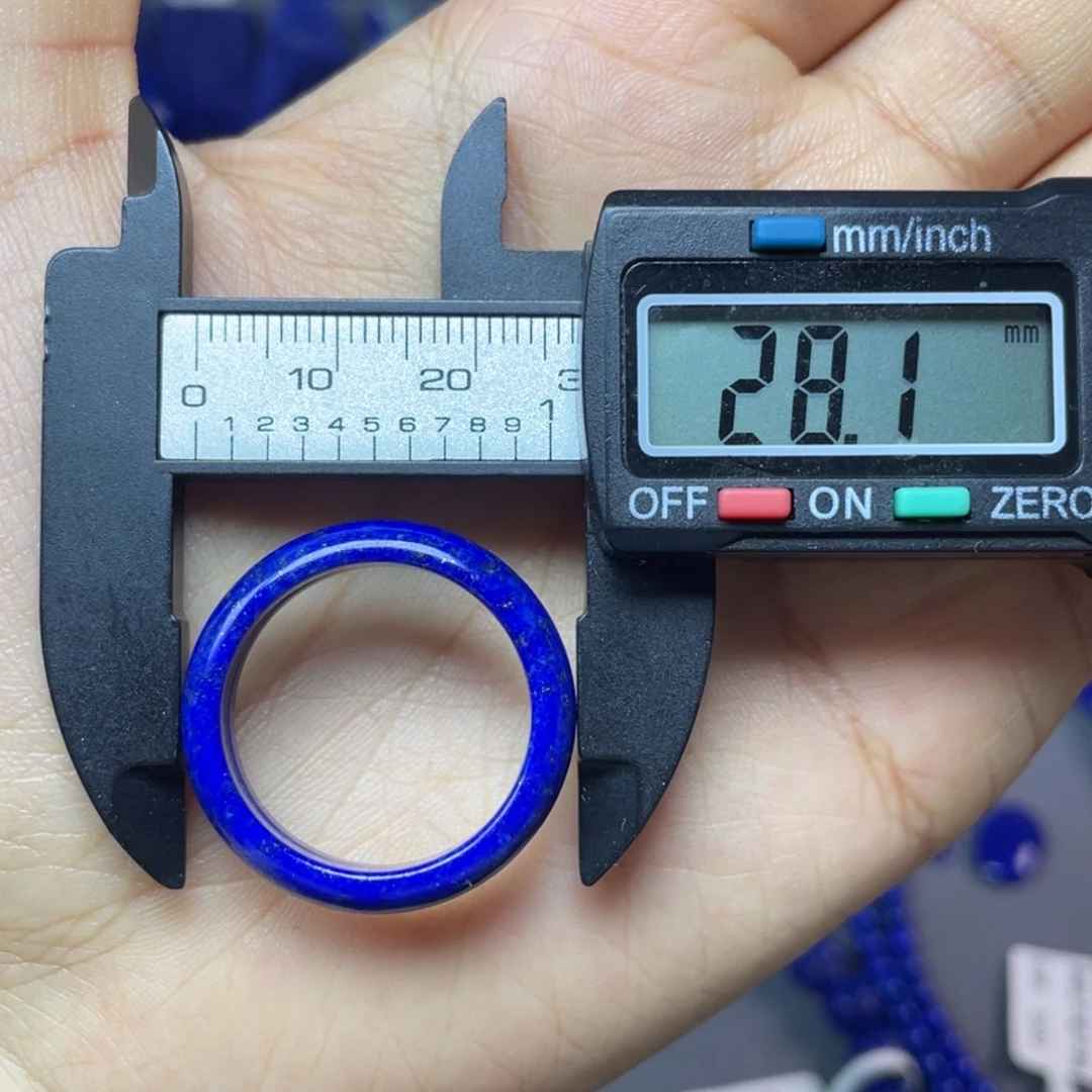 青金石未镶嵌21mm内径戒圈