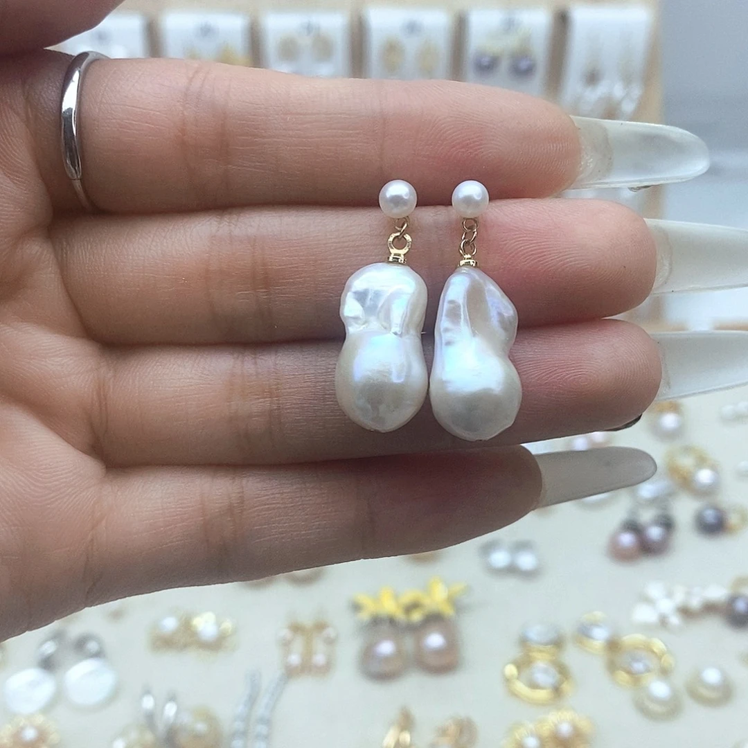 耳饰淡水珍珠未镶嵌