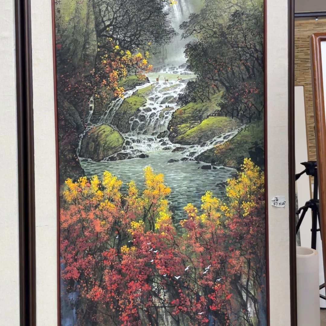 国画手绘国画，精品山水，画心
