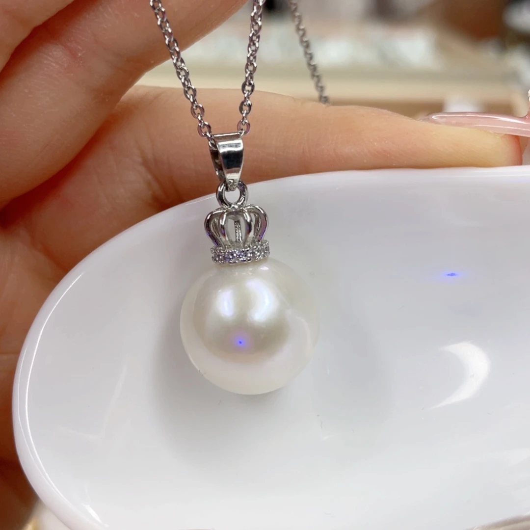 淡水珍珠未镶嵌吊坠(赠链)