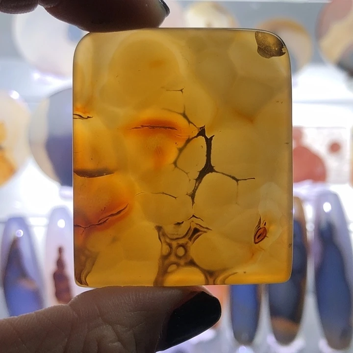 玛瑙/玉髓合金颈饰194