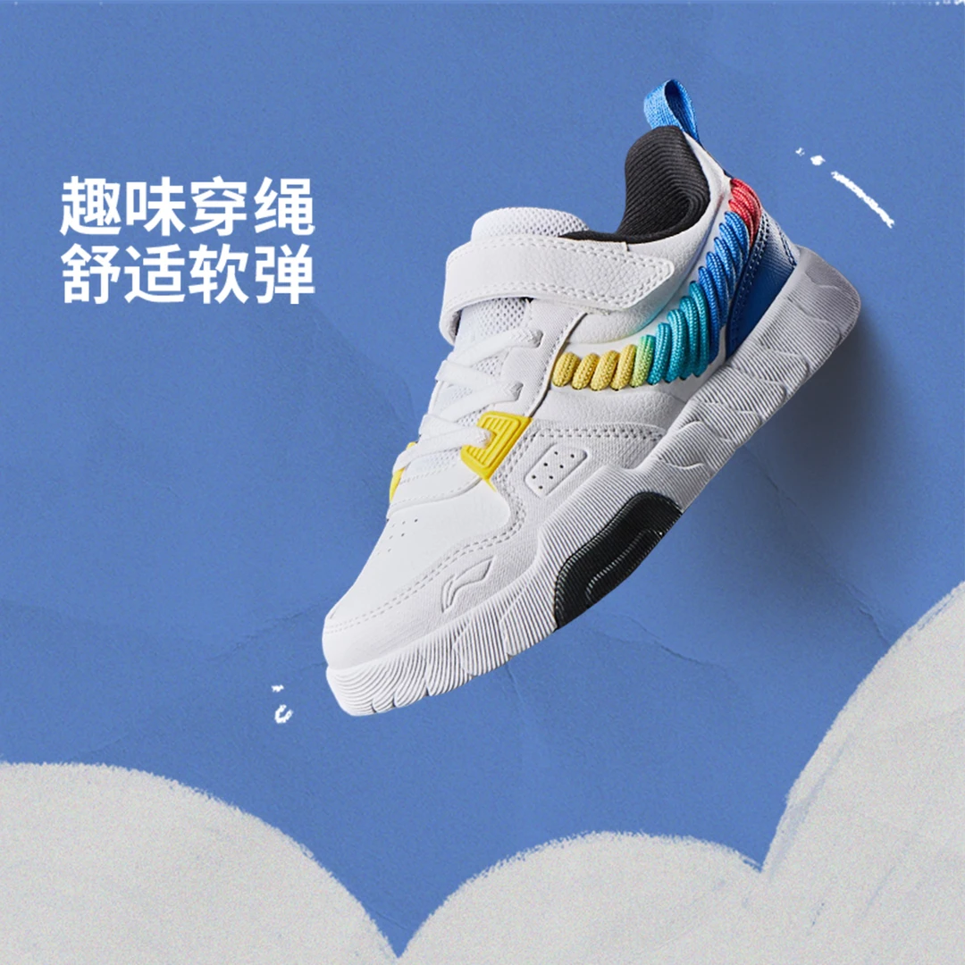 商场同款|李宁小童休闲鞋2025新款春秋季男童女童宝宝软底运动鞋