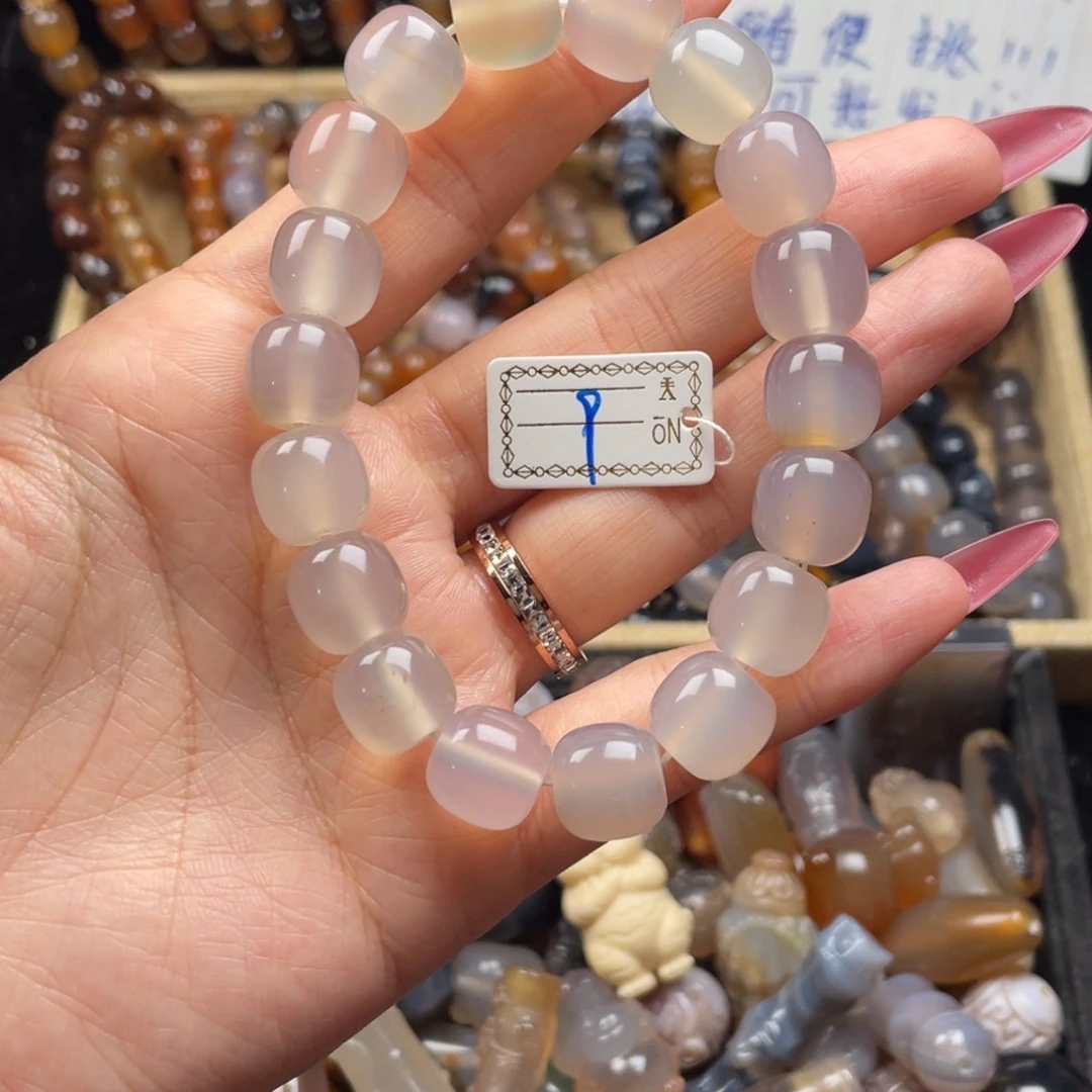 玛瑙/玉髓未镶嵌手链