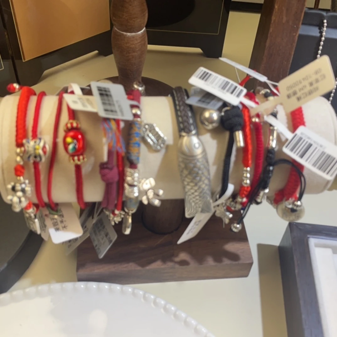 925银手链 红色s925纯银小众轻奢简约手链