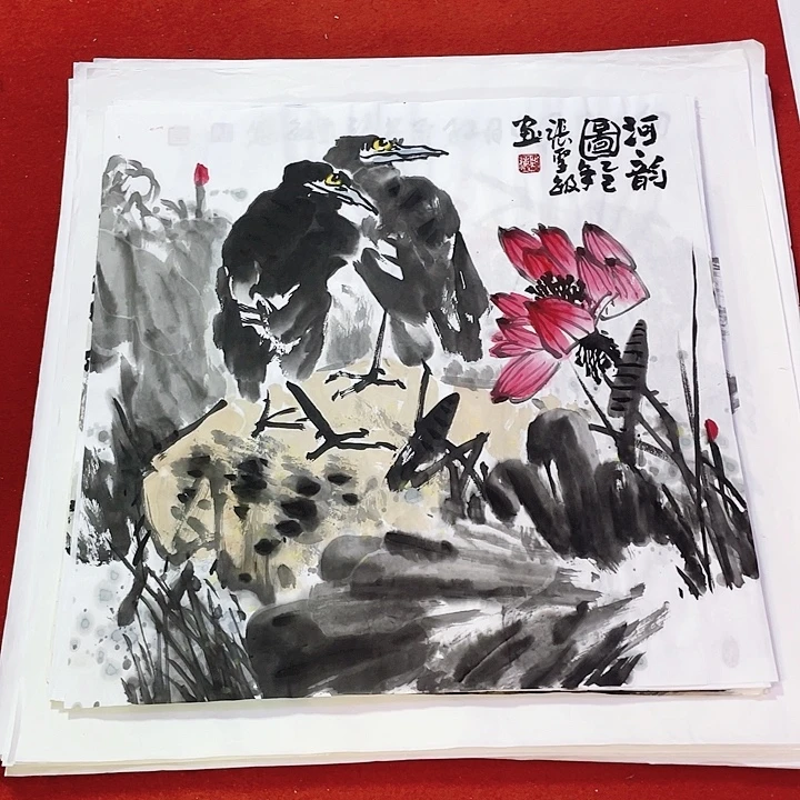 国画张圣敏先生纯手绘作品