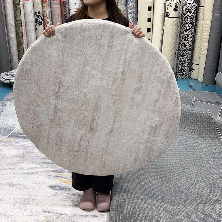 混纺加厚棉布底仿羊绒直径一米圆全新特价福利