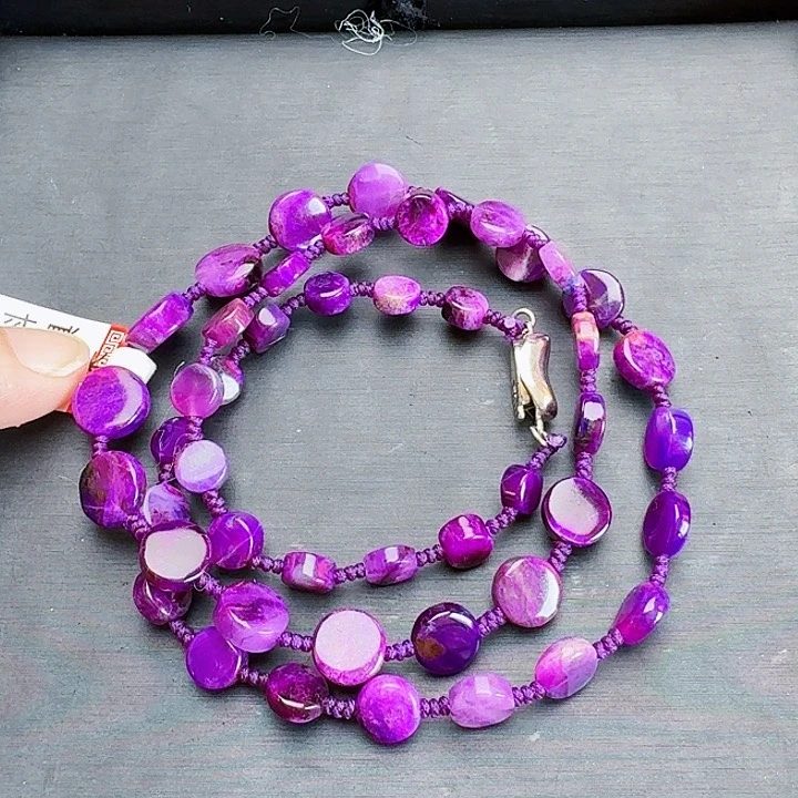 苏纪石（舒俱来）颈饰未镶嵌项链