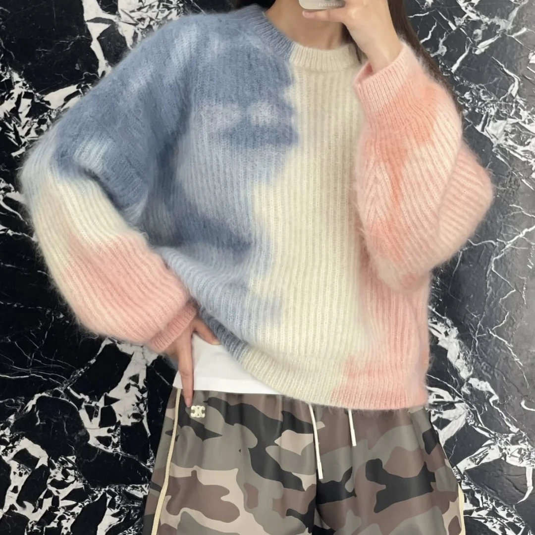 全新未使用 Celine/思琳 积分-288汤/P205944857/晕染设计毛衣