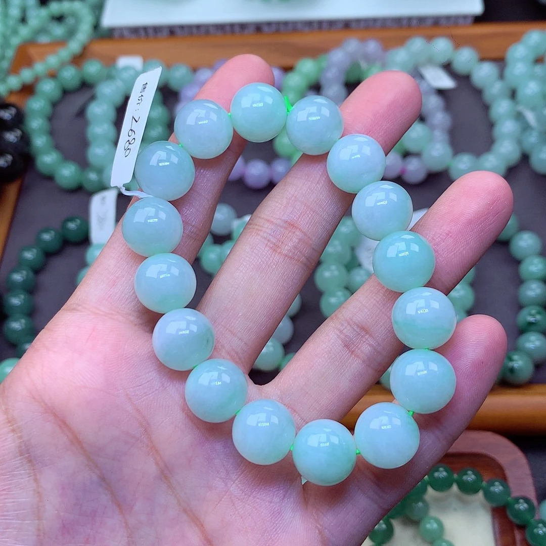 翡翠未镶嵌毛衣链