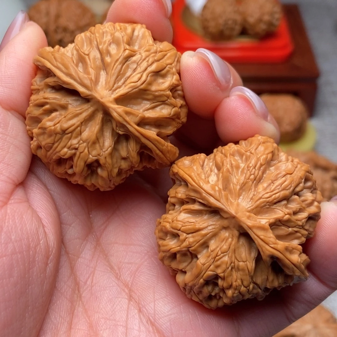 文玩核桃把件毕业老树苹果42全品