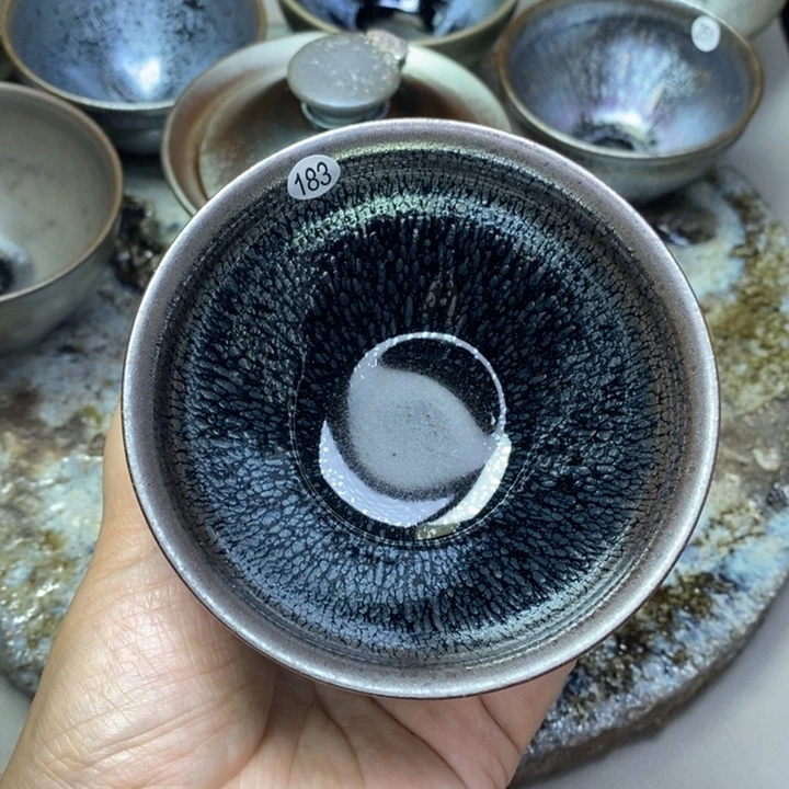 茶盏建窑建盏柴烧主人杯