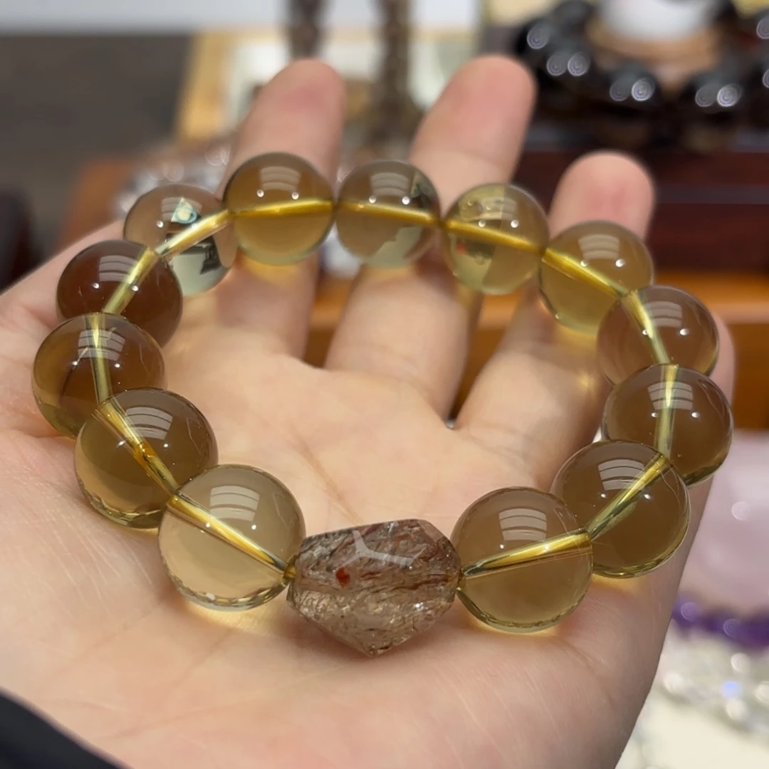 未镶嵌手链水晶黄水晶15