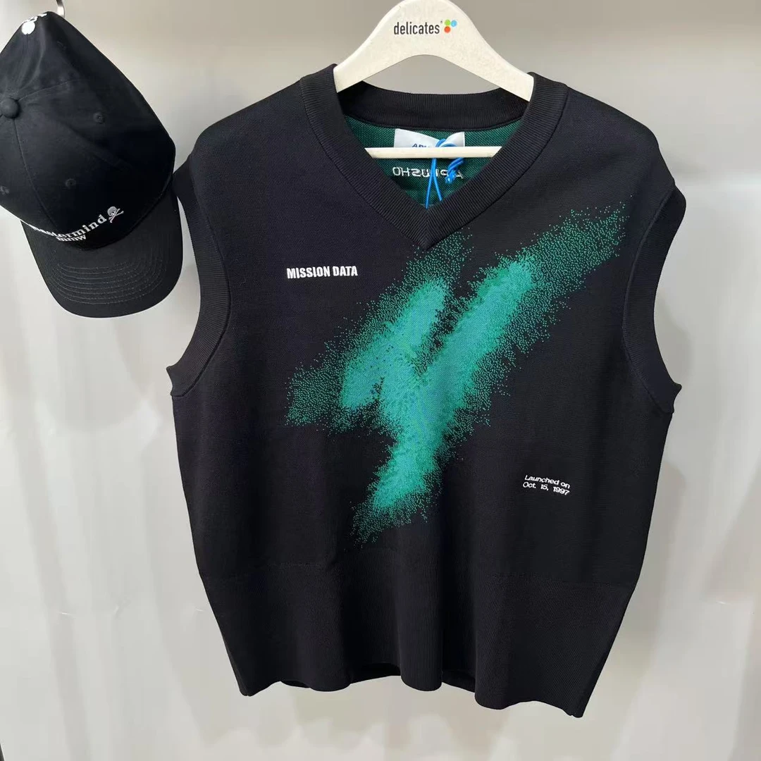 H-53【HO】25春季新款V领针织背心马甲 11129