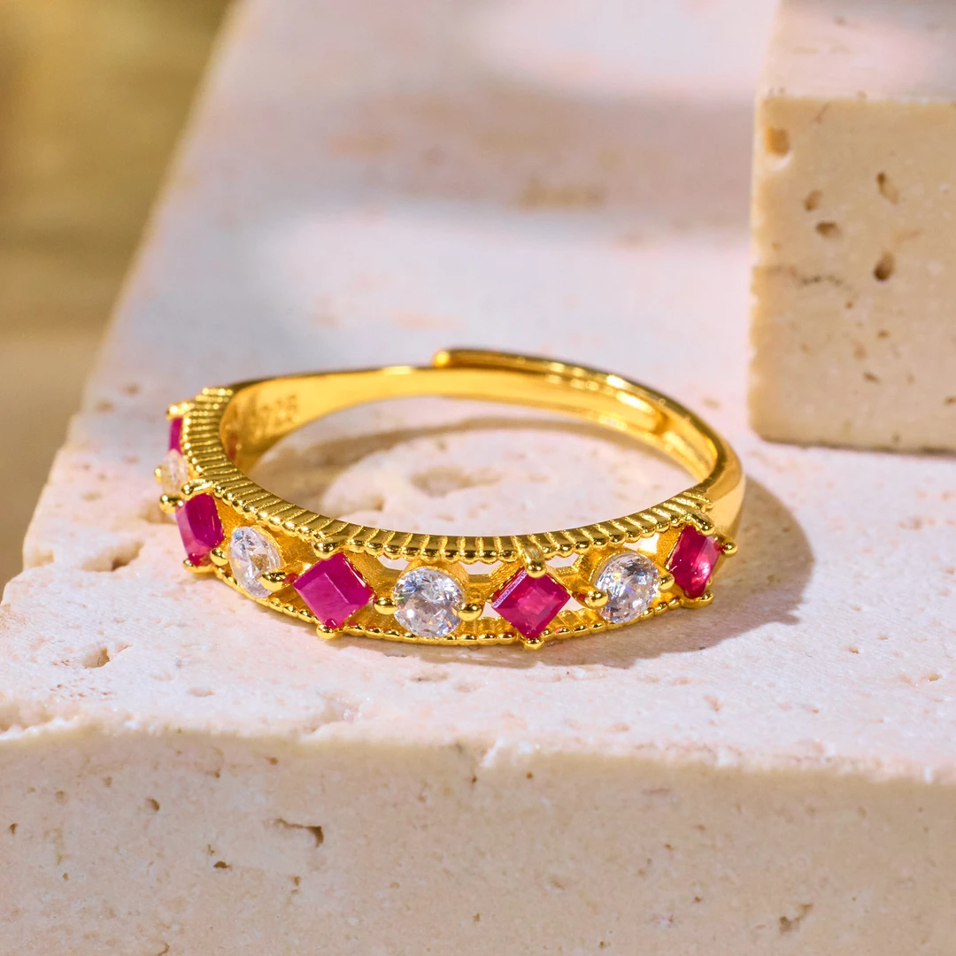 【歪歪】红宝石戒指（多样性发一） XB-L0859