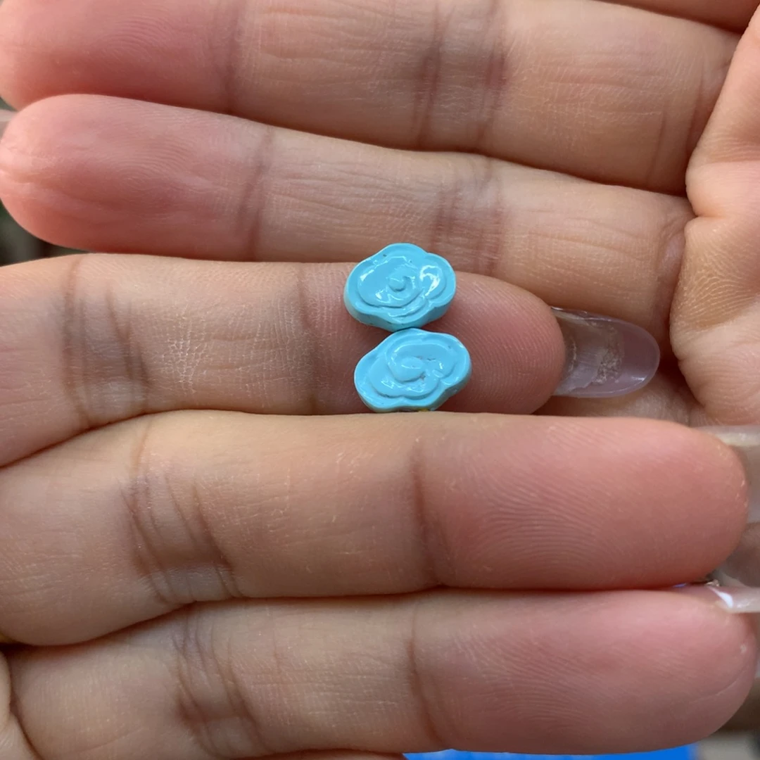 绿松石未镶嵌配饰小*子