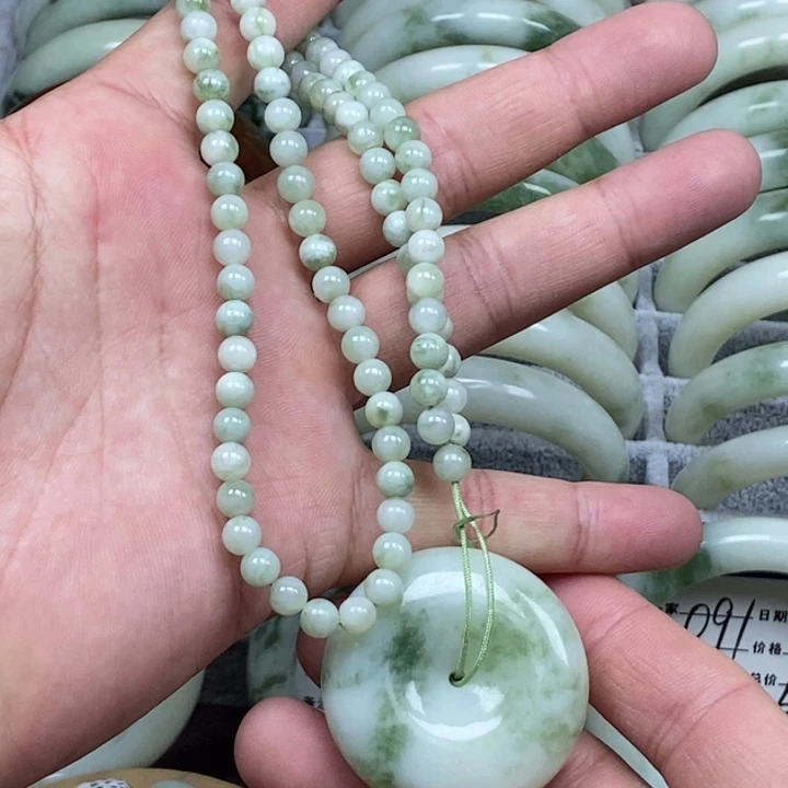 蛇纹石玉未镶嵌手链