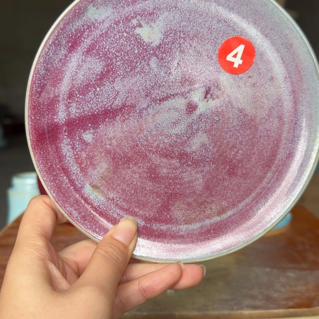 陶摆件郑家钧窑摆件微瑕