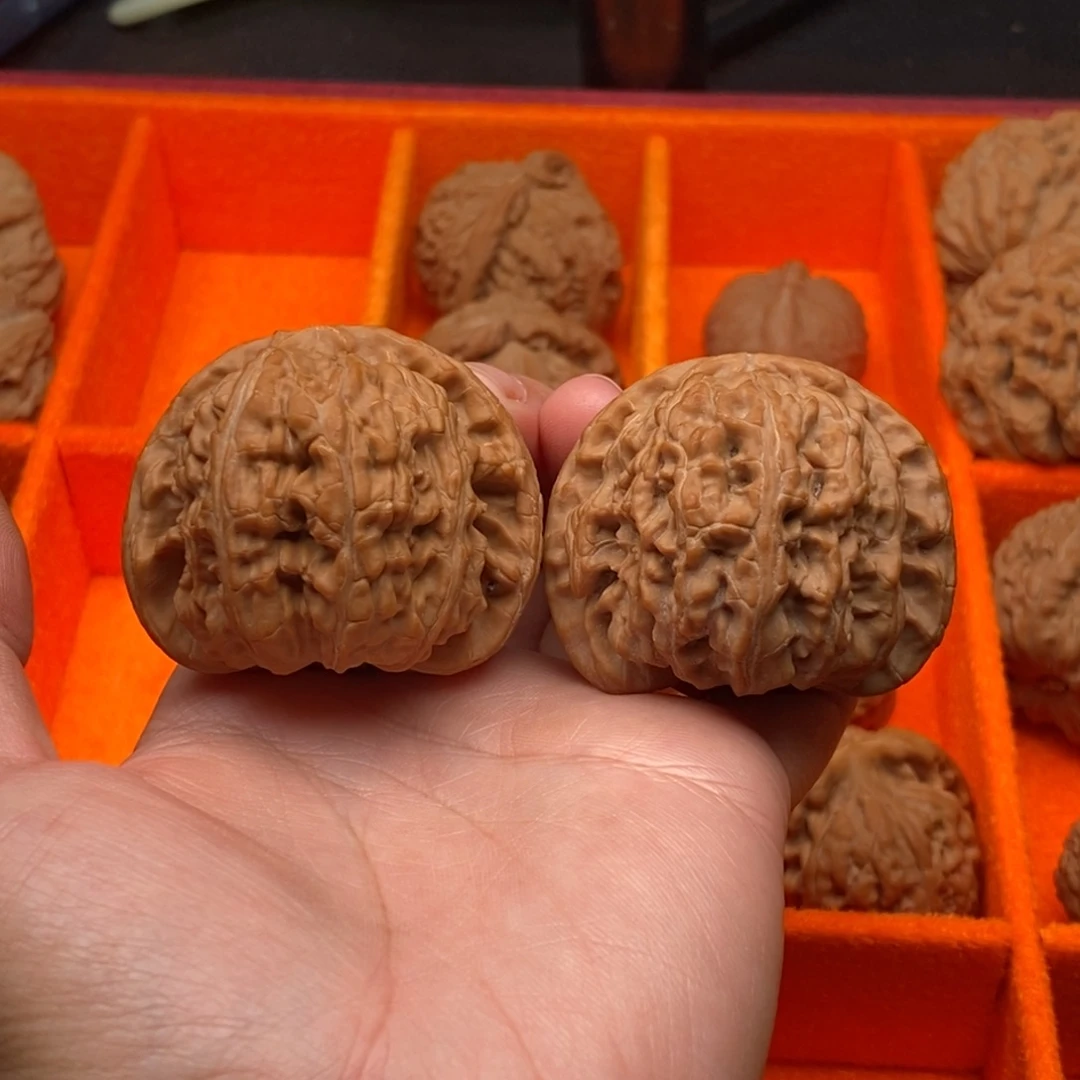 ****乐把件文玩核桃44➕白狮子