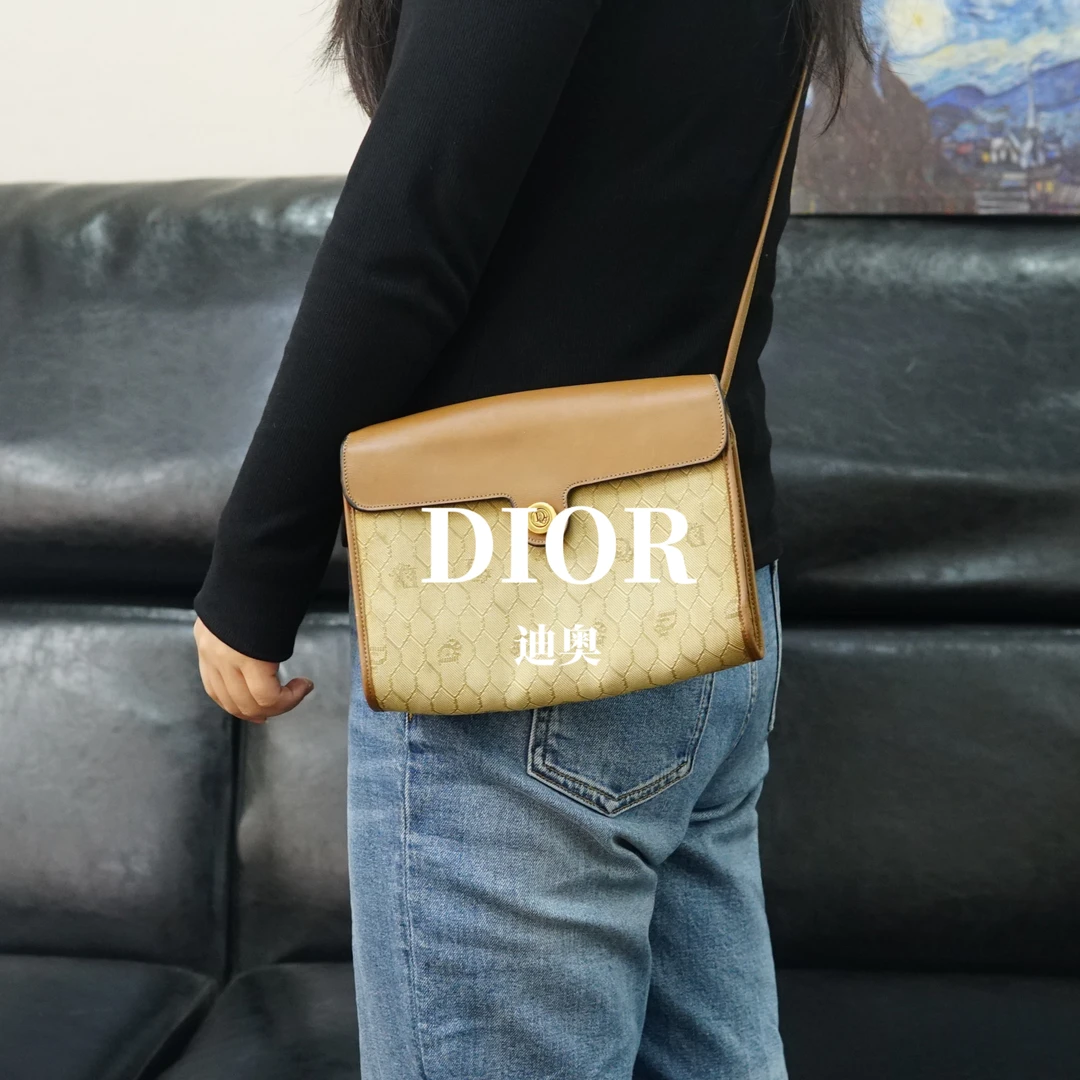 95新 DIOR/迪奥 米色斜挎包/JJ02914821/4821