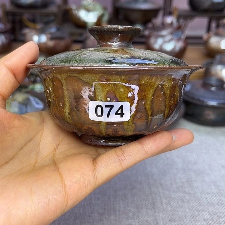 裸柴烧陶瓷手工茶器