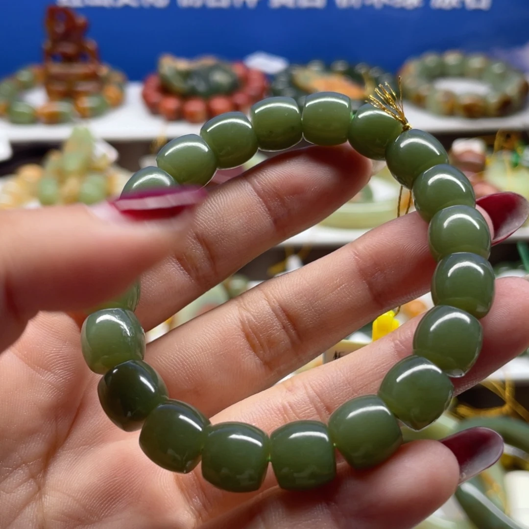 未镶嵌手串透闪石质玉