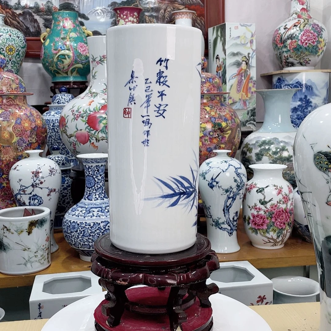 独***行摆件景德镇的陶瓷