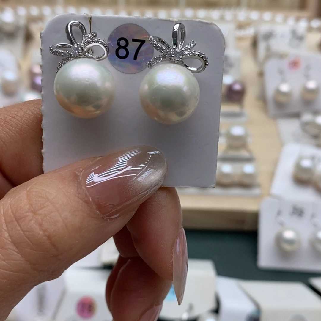 淡水珍珠颈饰银S925镶嵌