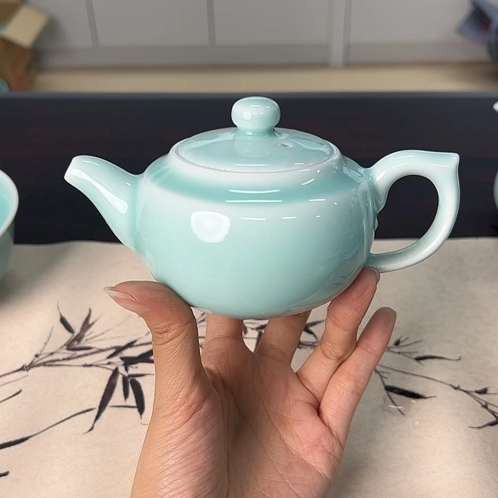 龙泉云间青瓷小米茶器