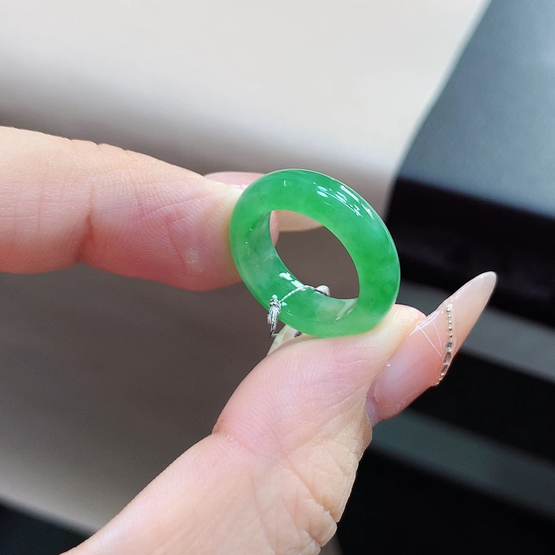 未镶嵌戒指翡翠8号