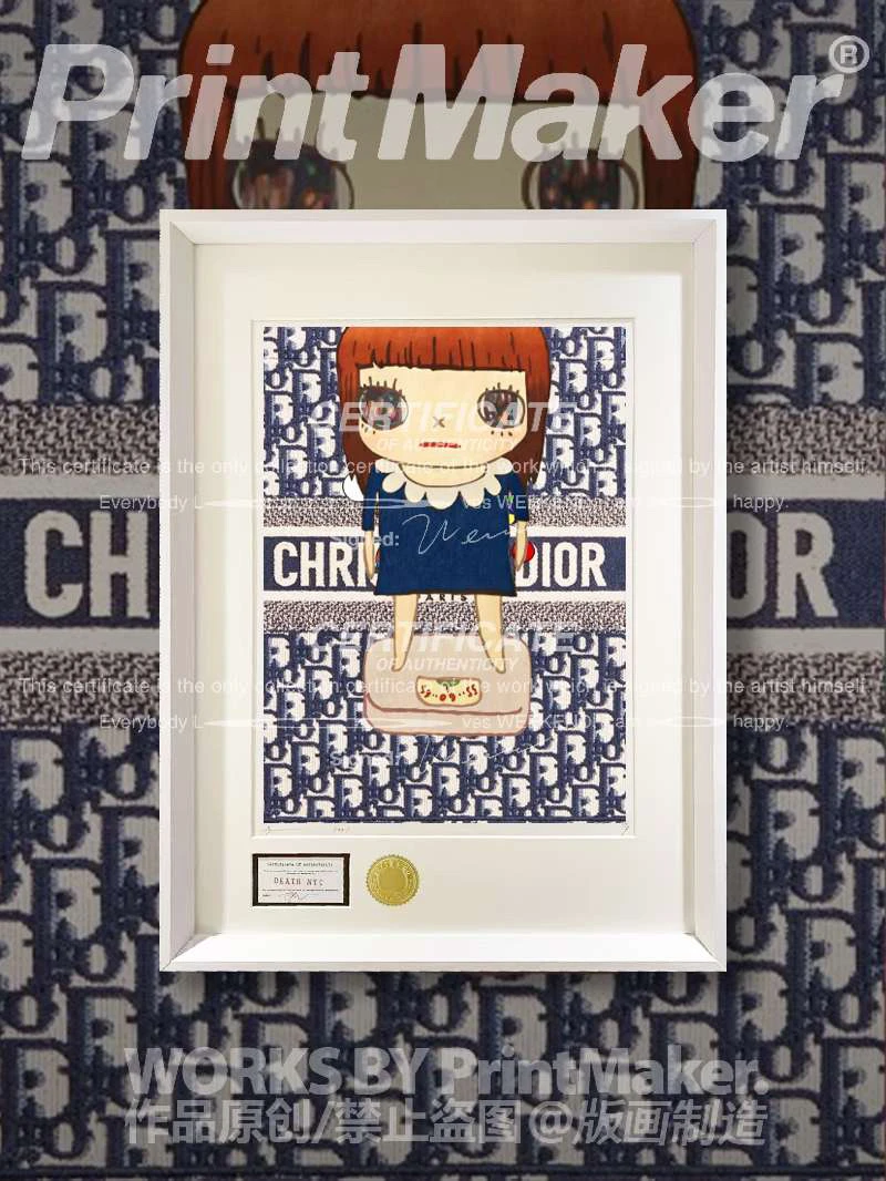 Death NYC《奈良系列》潮流限量艺术版画客厅玄关卧室挂画