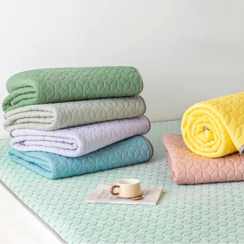 【豆爸专享】高货定制！ 夏季凉感加厚乳胶软凉席家用三件套—若菱