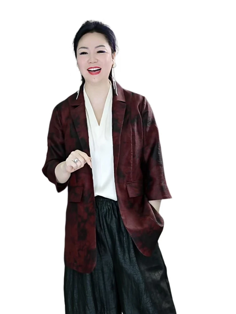 【奥兰多多&杨子家轻奢定制】扎染外套99175