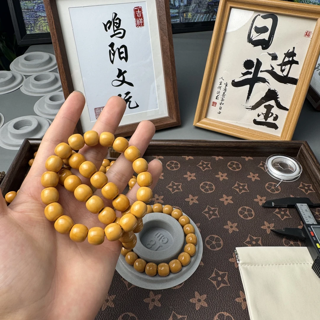 【鸣阳 老型】无瑕疵猴头毕业级精工雕刻核桃文玩手串