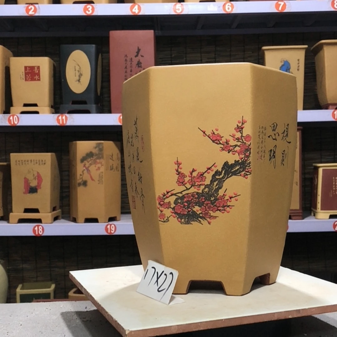 【闪购商品】紫砂花盆穆*手工制作