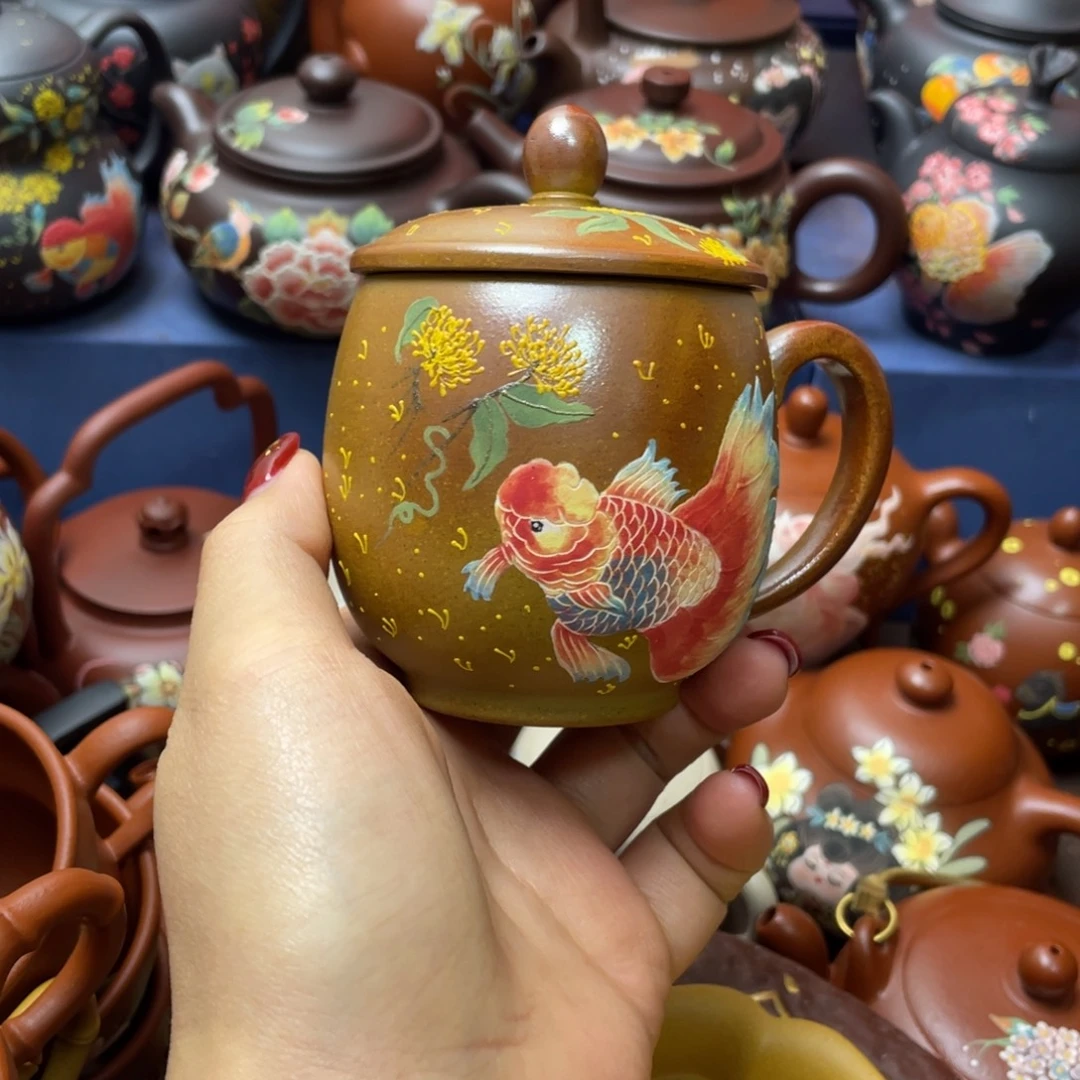 紫砂茶杯紫砂主人杯160cc