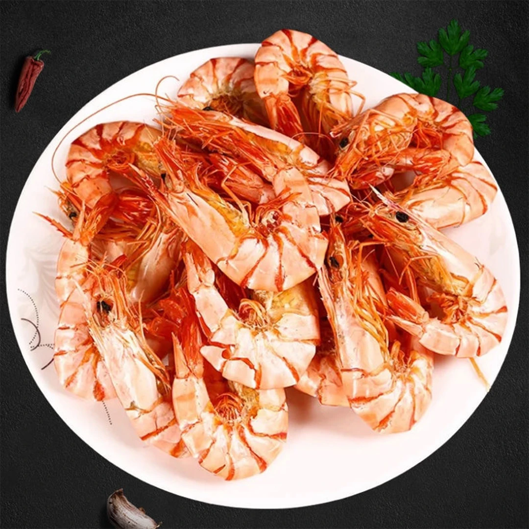 【虾干老板娘】东山岛九节虾干经典虾50-60只/斤开袋即食淡烤原味