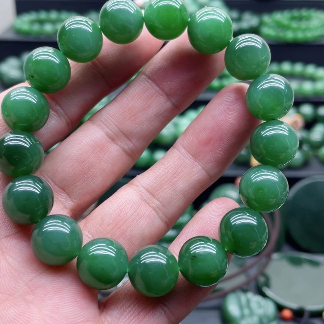 和田玉（碧玉）未镶嵌手链