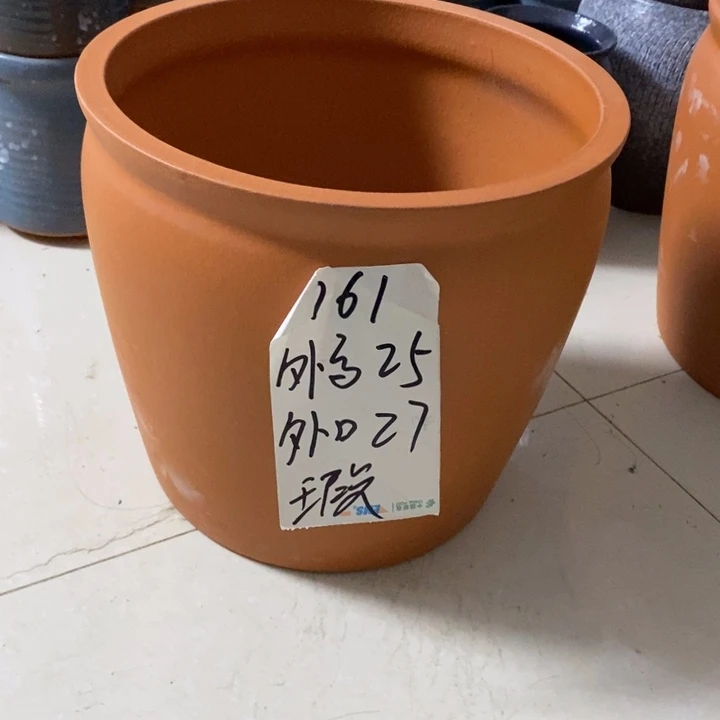 粗陶红陶绿植花盆761
