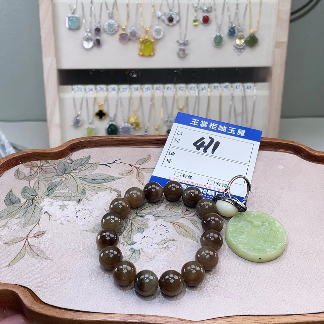 和田玉银S925镶嵌颈饰多样性，发一件