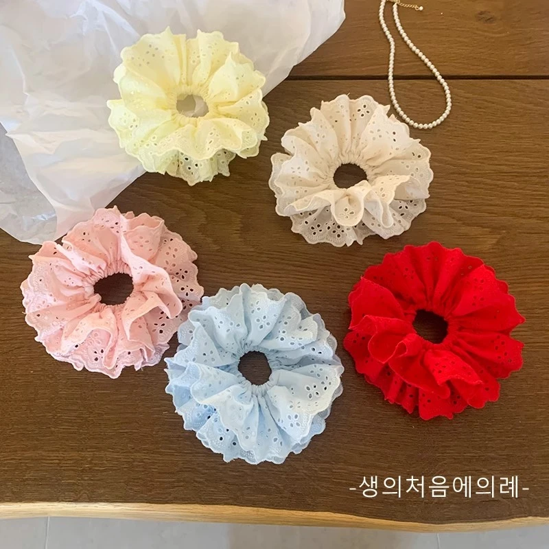 儿童法式双层大肠发圈甜美发饰女童夏季头花大号宝宝超大发绳