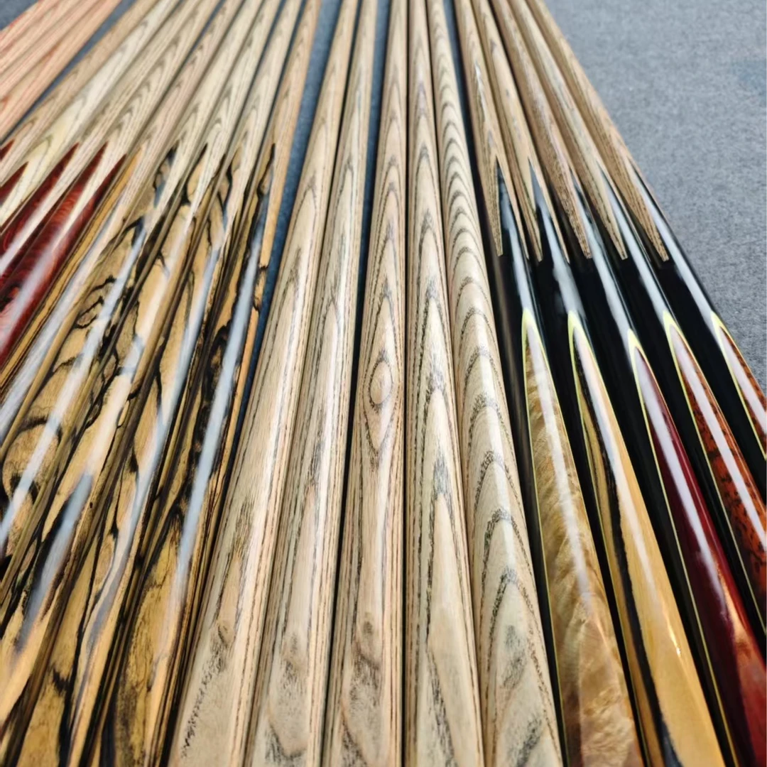 台球杆中八斯诺克通体白蜡木4