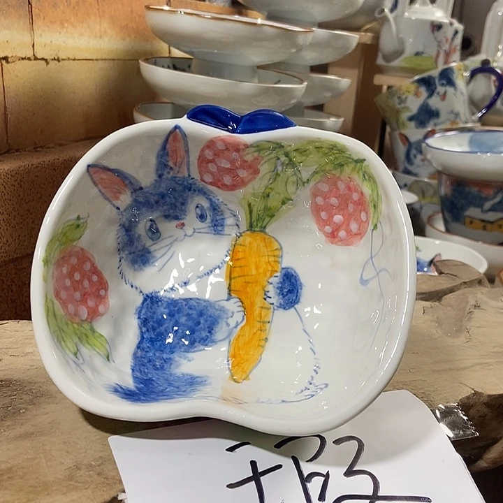 微瑕 景德镇手绘高温釉下彩