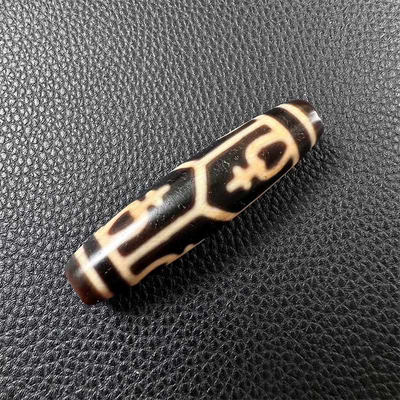 【藏玺·物与悟/缘】台珠 牙黄六宝瓶玛瑙珠吊坠