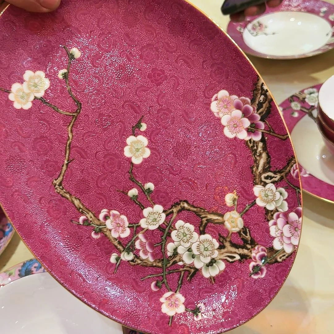 瓷片陶瓷工艺品展览骨瓷作品包邮
