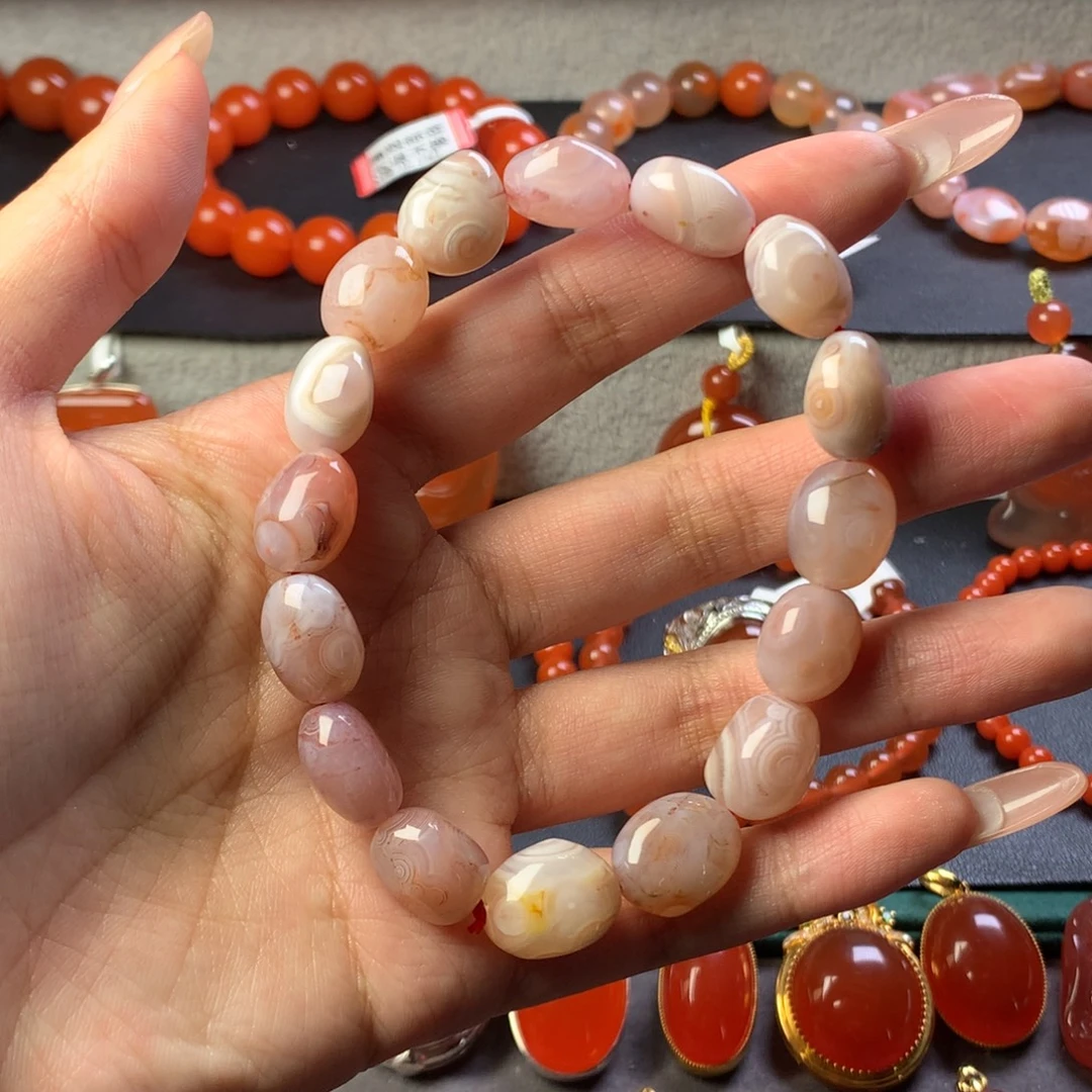 南红玛瑙未镶嵌手串