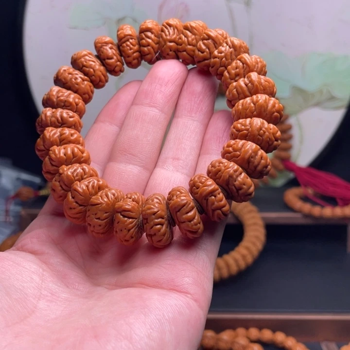 桃核手串19大肠手串